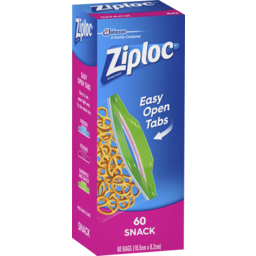 Photo of Ziploc Snack Bag 60's