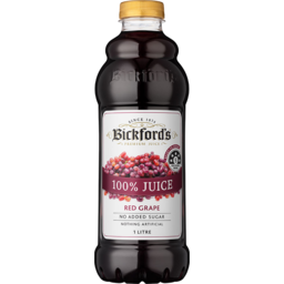 Photo of Bickfords 100% Juice Red Grape 1l