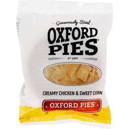 Photo of Oxford Pies Creamy Chicken And Sweet Corn Single Serve Pie 220g