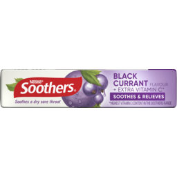 Photo of Soothers Blackcurrant Sore Throat Lozenges + Vitamin C 10 Pack