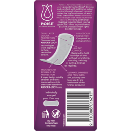 Photo of Poise Charcoal Liners For Bladder Leaks Light 22 Pack