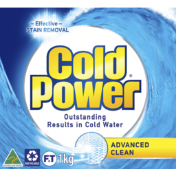 Photo of Cold Power Advanced Clean Front & Top Loader Laundry Powder 1kg