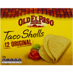Photo of Old El Paso Original Taco Shells 12 Pack 135g