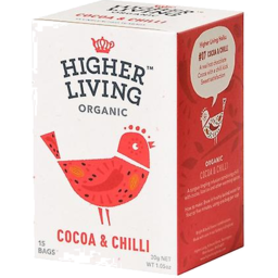Photo of Higher Living Organic Cocoa Chilli 15's
