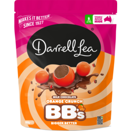Photo of Darrell Lea Orange Crunchy Milk Chocolate Balls 168g
