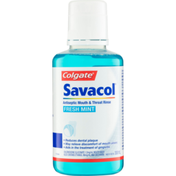 Photo of Colgate Savacol Fresh Mint Antiseptic Mouth & Throat Rinse 300ml