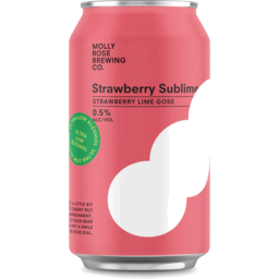 Photo of Molly Rose Brewing Strawberry Sublime Non Alcoholic Gose 4pk