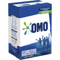 Photo of Omo Active Clean Laundry Detergent Washing Powder Front & Top Loader 5 Kg 