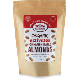 Photo of 2die4 Activated Almonds Cinnamon Maple 100g