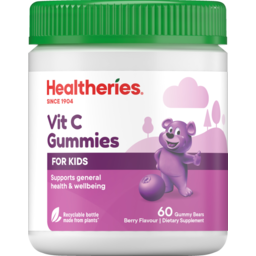 Photo of Healtheries Kids Gummy Bears Vitamin C 60 Gummies