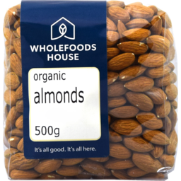 Photo of Wholefoods House Almonds Organic 500g