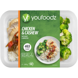 Photo of Youfoodz Chicken & Cashew With Broccoli & Rice