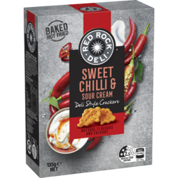 Photo of Red Rock Deli Sweet Chilli & Sour Cream Deli Style Crackers Share Pack
