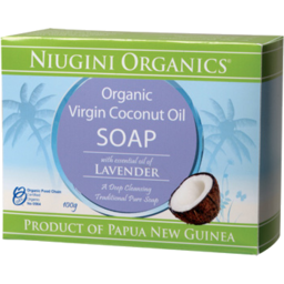 Photo of Niugini Organics Organic Virgin Coconut Oil Soap Lavender