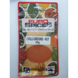 Photo of Euro Spice Chilli Grd Hot 50gm