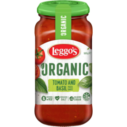 Photo of Leggos Pasta Sauce Organic Tomato Basil