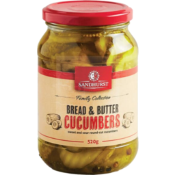 Photo of Sandhurst Bread & Butter Cucumbers 520g