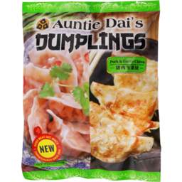 Photo of Auntie Dais Dumplings Pork Garlic Chive