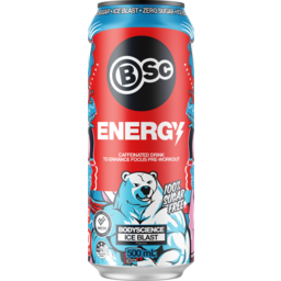 Photo of Bsc Body Science Energy Ice Blast Caffeinated Drink 500ml