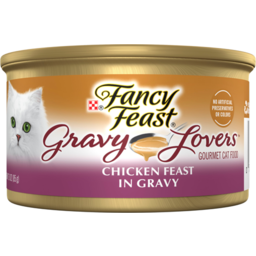 Photo of Fancy Feast Adult Gravy Lovers Chicken Feast In Grilled Chicken Flavour Gravy Wet Cat Food 85g