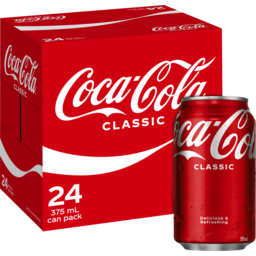 Photo of Coca Cola Drink Cans 375ml 24pk