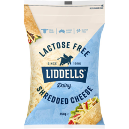 Photo of Liddells Lactose Free Shredded Cheese 250gm