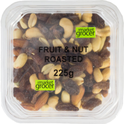 Photo of The Market Grocer Roasted Fruit & Nut Mix 225gm