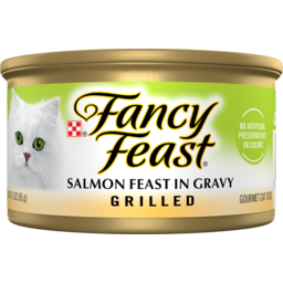 Photo of Purina Fancy Feast Grilled Salmon Feast In Gravy Cat Food 85g