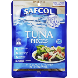 Photo of Safcol Gourmet On The Go Tuna with Lemon & Pepper In Springwater 100gm