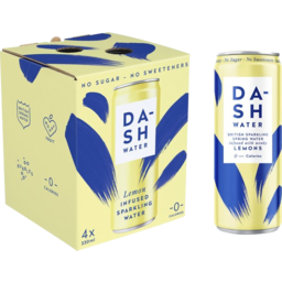 Photo of Dash Water Sparkling Lemon 4 X 300ml
