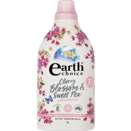 Photo of Earth Choice Fabric Softener Cherry Blossom & Sweet Pea 1l 1l