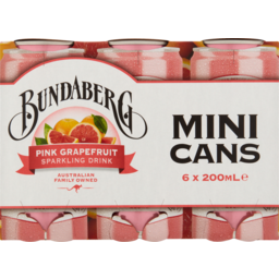 Photo of Bundaberg Pink Grapefruit Mini Cans