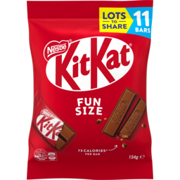 Photo of Nestle Kitkat Milk Chocolate Share Pack 11 Pieces 154g