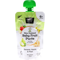 Photo of Nz Apple Products Fruit Hitz Baby Fruit Puree Pouch Banana Apple Pear