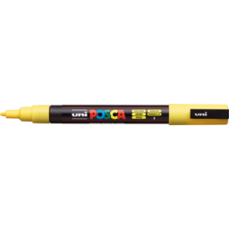 Photo of Uni Marker Ball Point Yellow 1.3mm Each