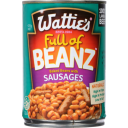 Photo of Wattie's Baked Beans with Sausages 420g