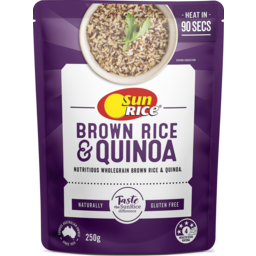 Photo of Sunrice Brown Rice & Quinoa Pouch 6x250g 250g