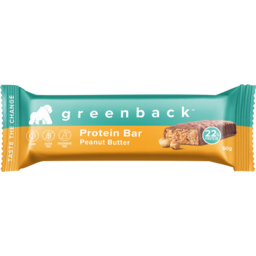 Photo of Greenback Peanut Butter Coated In Dark Chocolate Plant Protein Bar 50g