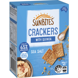 Photo of Grain Waves Sunbites Sea Salt Snack Crackers With Quinoa 105g 105g