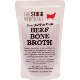 Photo of The Stock Merchant Beef Bone Broth 500gm