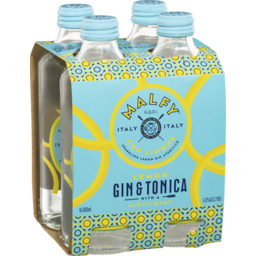 Photo of Malfy Limone Gin & Tonica Bottle