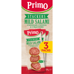 Photo of Primo Stackers Mild Salami 3x50gm