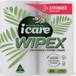 Photo of I-Care Paper Towel 100% Recycled 2pk