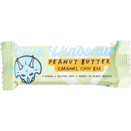 Photo of Blue DInosaur Peanut Butter Choc Caramel Bar
