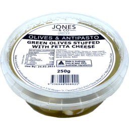 Photo of J&Co Olives Green Stuff Fetta