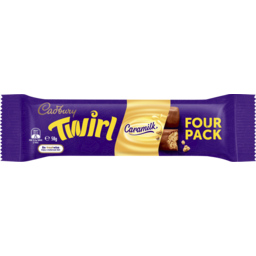 Photo of Cadbury Twirl Caramilk Four Pack 58g
