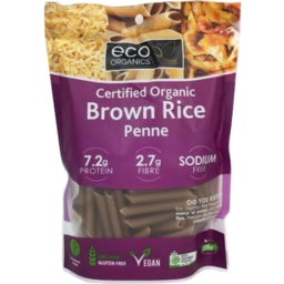 Photo of Eco Organics Gluten Free Penne Brown Rice 200gm