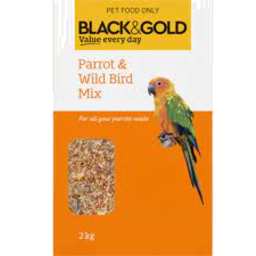 Photo of Black & Gold Wild Parrot Mix