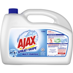 Photo of Ajax Spray N' Wipe Multi-Purpose Cleaner Refill, Value Pack , Ocean Fresh, Antibacterial Disinfectant, Household Grade