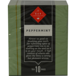 Photo of T Bar Peppermint Tea Bags 10 Pack 15g